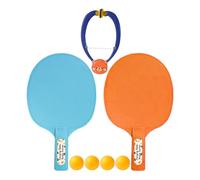 Compact Table Tennis Game with Door - PVC Pong Set, Table Tennis Trainer with Door Frame, Height Adjustable Stepping Board, Durable Fun Indoor Activity Pack, Easy to Store Game Equipment