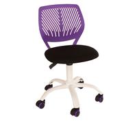 Core Products Loft Purple and Black Compact Study Chair - Wilko