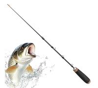 Compact Telescopic Fishing Rod, Carbon Fiber Casting Stick, Saltwater Casting Stick with Secure Grip, Modern Style Saltwater Tool Compact Design, Fishing Rod, Accessory for Freshwater Offshore