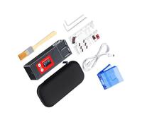 Compact Thermal Fiber Tool Set with LED Display, 4 Preset Temperatures, Heat Stripper for Ribbon and Invisible Fiber Work Heat Stripper Thermal Stripping Tool Ribbon Led Display Bare Prep Ftth Telecom