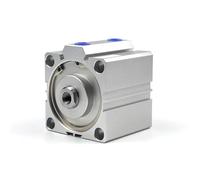 Compact Thin Cylinder 5-100mm Stroke - Double Acting Pneumatic Cylinder SDA 20 25 32 50 63 80mm, Aluminum Alloy(10mmx20mm)