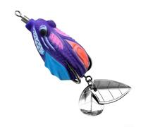 Compact Thunder Frog Fishing Lure with Realistic 3D Eyes and Natural Movement, Designed for Trout Fishing with Effective Depth Range from 0 5m to 1 5m (C)