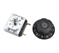 Compact Timer Switch for Cooking with Adjustable Time and Bell Feature for Kitchen Efficiency (90min)