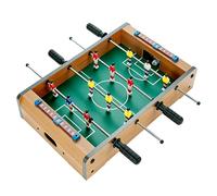 Compact Tiny Soccer Game Quick Assembly Denial Tools Softwood Construction Transportable for Parties Social Gatherings Office Desk Football