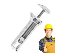 Compact Titanium Multitool, Multi Wrench,Multifunctional Wrench Compact Wrench, Multi-Functional, Bottle Opener, Nail Puller, Titanium Spanner for Backpacking, Repairing, Hiking