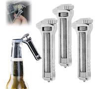 Compact Titanium Multitool | Multifunctional Bottle Opener | Adjustable Size Small Multitool for Repairing Backpacking, Camping and Hiking