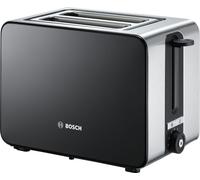 Bosch TAT7203 toaster 2 slice(s) 1050 W Black, Stainless steel