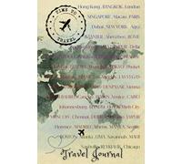 Compact Travel Journal Most Visited Cities Edition | Adventure Diary Notebook for 20 Destinations: Cute 5.25" x 8", 80 pages