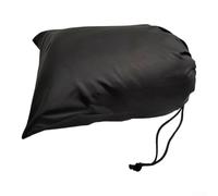 Compact Travel Shoe Bag 31x24cm for Gym and Swim(Black) | PU coated 210T polyester, 3000mm water column, tear-resistant ripstop fabric, fits shoes clothes gear