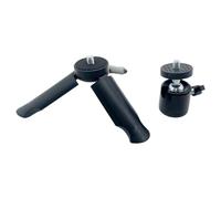 Compact Tripod Mount With 1/4" Screw Holes For Smartphones/Cameras Grip For Vlogging & Travel (30g) Phone Grip Selfie Stick