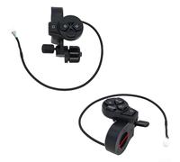 Compact Turn Signal Switch 1.8cm Thick for Ninebot for zt3 Pro | Compact 6x8.5x1.8cm size, black finish, replaces worn parts easily, restores scooter function