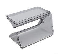 Compact Under Screen Storage Box for Tesla Model Y and 3 Protects and Organizes Items (black transparent)