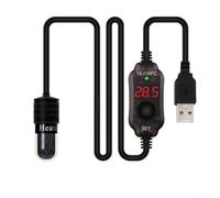 Compact USB Heating Rod for Aquariums, Safe Temperature for Fish and Turtles