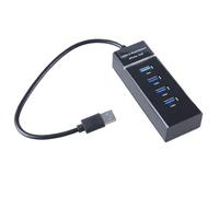 Compact USB Hubs USB Splitter USB3.0 Hubs with 4 Port for Efficient Data Management On PC and Laptop Current Protect