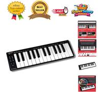 Compact USB MIDI Controller with 25 Velocity-Sensitive Keys for Music On-the-Go
