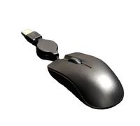 Compact USB Retractable 70cm Cable 1000DPI Quiet Clicks Ergonomic Professionals Quiet