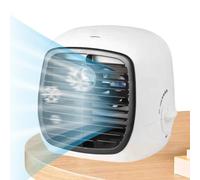 Compact USB Table Air Conditioner, Mobile Mini Cooler with Evaporation Principle, Ultra Quiet Under 30 dB , Angle Adjustable Airflow, Energy-Efficient Cooling Without Chemicals, Easy Plug-an