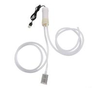 Compact USB Water Pump 5V Self-Priming Electric Pump for Bird Bath Fountain Pond Features Solar Panel Kit 10cm(1 Meter)