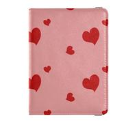 Compact Vaccine Card Set Holder for Girls Boys Women and Men,Travel Gift Red Happy Valentine's Day Love Mothers's Day, Multicolor, One Size, Casual