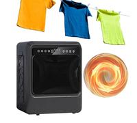 Compact Vented Tumble Dryer, 4KG Drying Capacity, 3 Temperature Settings, LCD Smart Touch Panel, 1000W Electric Portable Clothes Dryer
