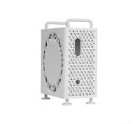 Compact Vertical Holder for Mac for mini Black Silver Compact(White) | Vertical orientation, ABS material, heat dissipation vents, stable base, fits for mac for mini M4