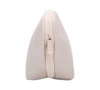 Compact Vertical Makeup Organizer for Travel (White)