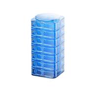 Compact Visible Box with Multiple Sections for Sports and Use Tiny Clear Medication Box