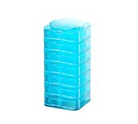 Compact Visible Box with Multiple Sections for Sports and Use Tiny Clear Medication Box