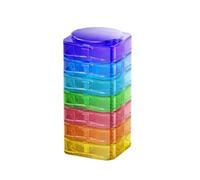 Compact Visible Box with Multiple Sections for Sports and Use Tiny Clear Medication Box
