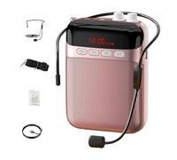 Compact Voice Amplifier | Voice Enhancer Amplifier | Portable Voice Amplifier | Long Battery Life Personal Microphone and Speaker With Adjustable Strap for Teachers, Coaches