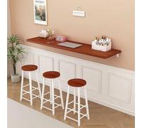 Compact Wall Mounted Desk Foldable Floating Workbench for Laptop Small Breakfast Bar Table Space Saving Solution for Dining Study Balcony Bedroom Kitchen 100×40CM