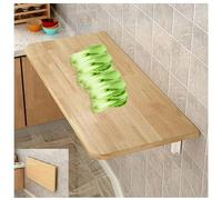 Compact Wall-Mounted Folding Table Wooden Drop-Leaf Table for Kitchen Bedroom Living Room Office Laundry Space-Saving Design 30cm x 70cm Ideal for Kids.