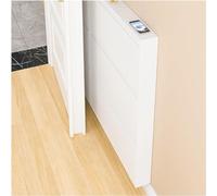 Compact Wall Mounted Shoe with Hidden Doors Ideal for Small Spaces 71 cm Wide 3 Doors 10.2 cm Deep Perfect for Hallway and Closet Storage.