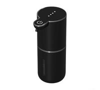 Compact Wall-Mounted Soap Dispenser Supporting Foam Or Liquid Soaps With 380ML Reservoir And Four Dispense Level Options(black foam)