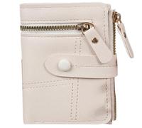 Compact Wallets for Women Bi Fold Clutches Fashion Pu Leather Purses Ladies Credit Card Holder Money Bag Travel Purses Women Short Wallet, C, Mass Beauty
