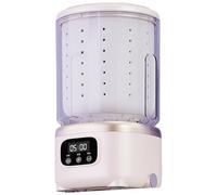 Compact Washer Dryer Combo 2L ABS+PP Automatic Turn Cycle With Against Best Base Ideal For Condos Dorms Travel ABS+PP Turn Dry Washing Machine