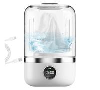 Compact Washer - Quiet Laundry Machine | Portable Double Cleaning Modes Silent Underwear Washing Machine for Travel Apartment Camping Dormitory