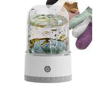 Compact Washer Wireless Rechargeable Multifunctional Portable Washer | Dormitory Laundry Machine for Travel, Camping, RV, Home, Underwear, Panty, Clothes, Socks