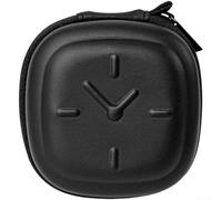 Compact Watch Storage Bag Designed For Children With Organized Mesh Pocket And Non Slip Dividers To Hold Cables Securely In Purple Color Safe Travel(Black)