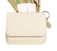 Compact Women's Coin Wallet - PU Leather Change Purse with Zipper | Handmade Portable Coin Purse Pouch, Change Holder for Credit Card, Folded Bills, Ideal for Minimalist Carrying & Travel.
