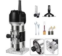 Compact Wood Routers, Palm Trimmer Router Tool, Electric Handheld Edge Trimmer, Woodworking Joiner Tool, Slotting Trimming Carving Tool 1000W 32000R/MIN Wood Router Milling Engraving Machine,D (A)