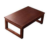 Compact Wooden Coffee Table for Small Spaces Low Floor Table Versatile Brown Dining & Office Desk Ideal Size 50x40x30 cm Perfect for Sitting on the Floor
