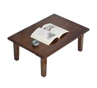 Compact Wooden Coffee Table - Sturdy Design for Small Spaces, Ideal as Breakfast Table and Laptop Desk, Versatile for Living Room and Writing Use