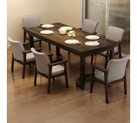 Compact Wooden Dining Table Set with 2 Chairs 2Seater Kitchen Table with Steel Frame & Adjustable Feet Ideal for Small Spaces Breakfast Nook & Apartments