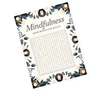 Compact Word Search Game Pad for Commuters Easy Carry Educational Entertainment On-The-Go Word Search Book