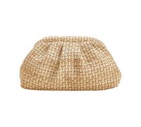 Compact Woven Handbag, Chain Shoulder Purse for Easy Essentials Access, Crossbody Styling, Coffee Runs, Evening Plans, Closet Friendly Pairing Basket Weave Purse Underarm Bag Compact Accessory City
