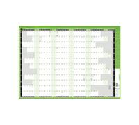 "Compact Year Planner 2027 - Unmounted Wall Chart, 590 x 420mm, Full Year at a Glance, Ideal for Home & Office Planning"
