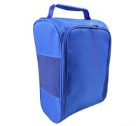 Compact Yet Spacious Golf Shoe Storage Bag Ideal for Transporting Shoes to The Course or Range (Blue)