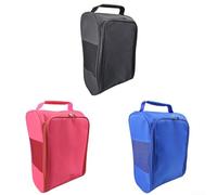 Compact Yet Spacious Golf Shoe Storage Bag Ideal for Transporting Shoes to The Course or Range (Pink)