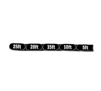 Compacted Foldable Link Chain Game Ruler Flexible Chain Measuring Gauges with Standard 1 Inches Scale for Battle Planning Nonslip Gaming Measurement Tool